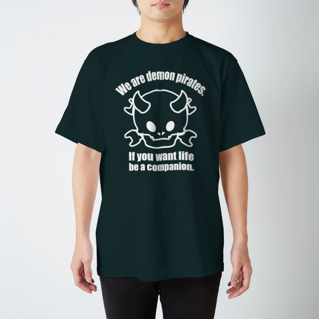 FUJIYAMA-PIAMARUのオニックガイコツ スタンダードTシャツ