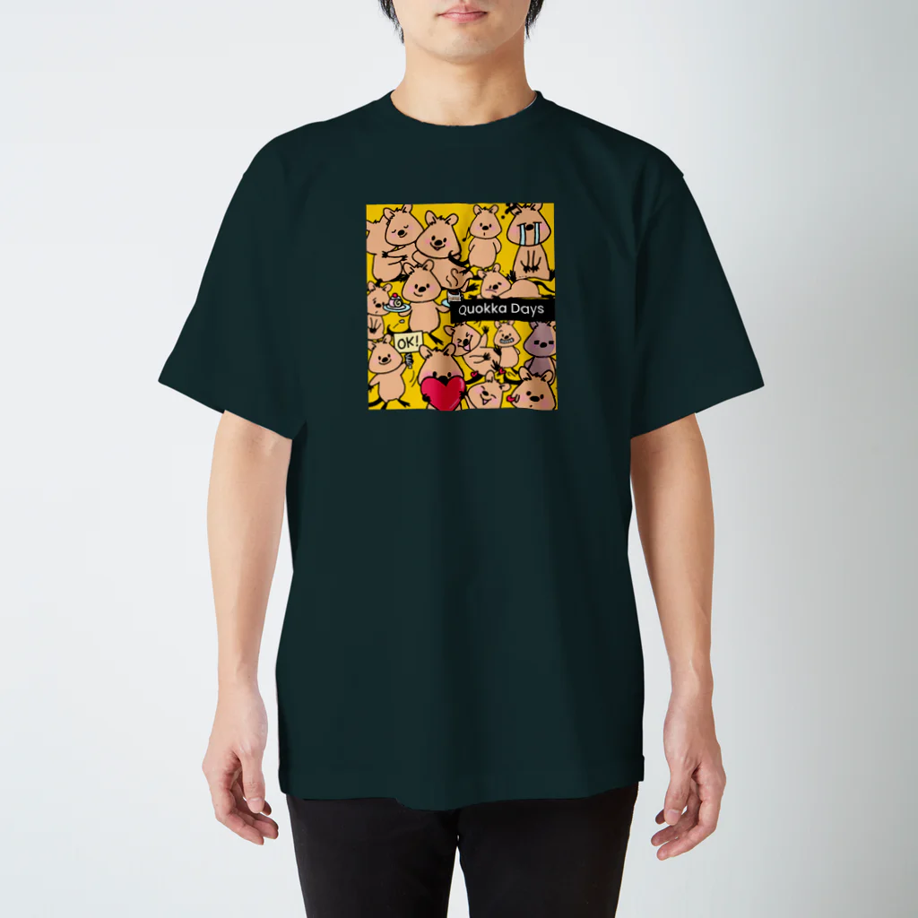クオッカ☆ラッコ☆ minamoonplusのまいにちクオッカ　Quokka Days  Regular Fit T-Shirt