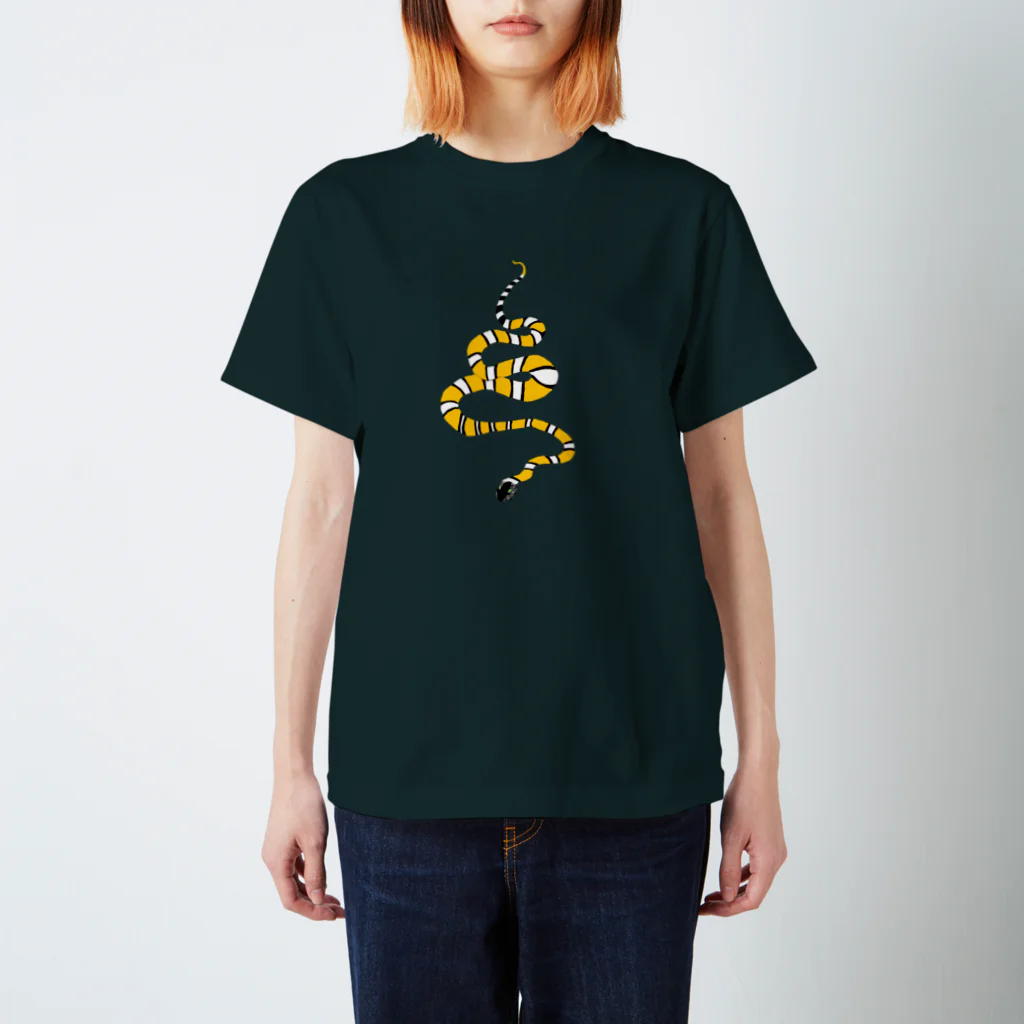 TakiGreen SHOPのAnimals“Snake” スタンダードTシャツ