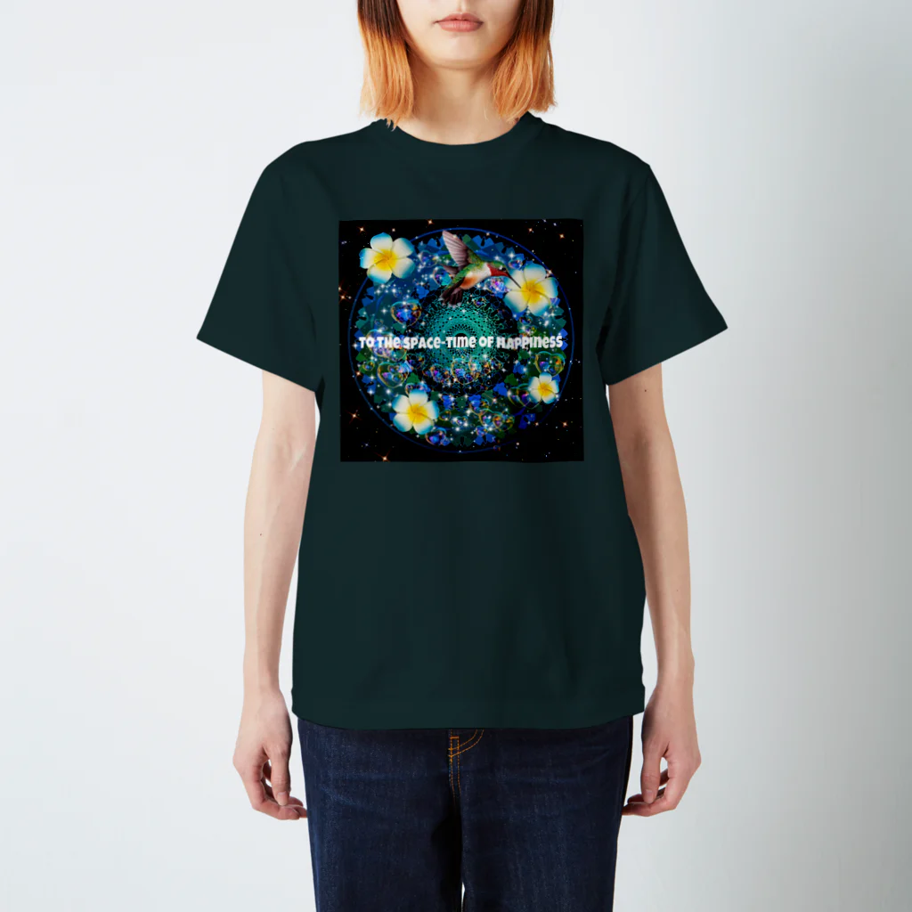 💖宇宙整体♪🌈♪こころからだチャンネル♪💖の幸せの楽園へ　バージョン2 Regular Fit T-Shirt