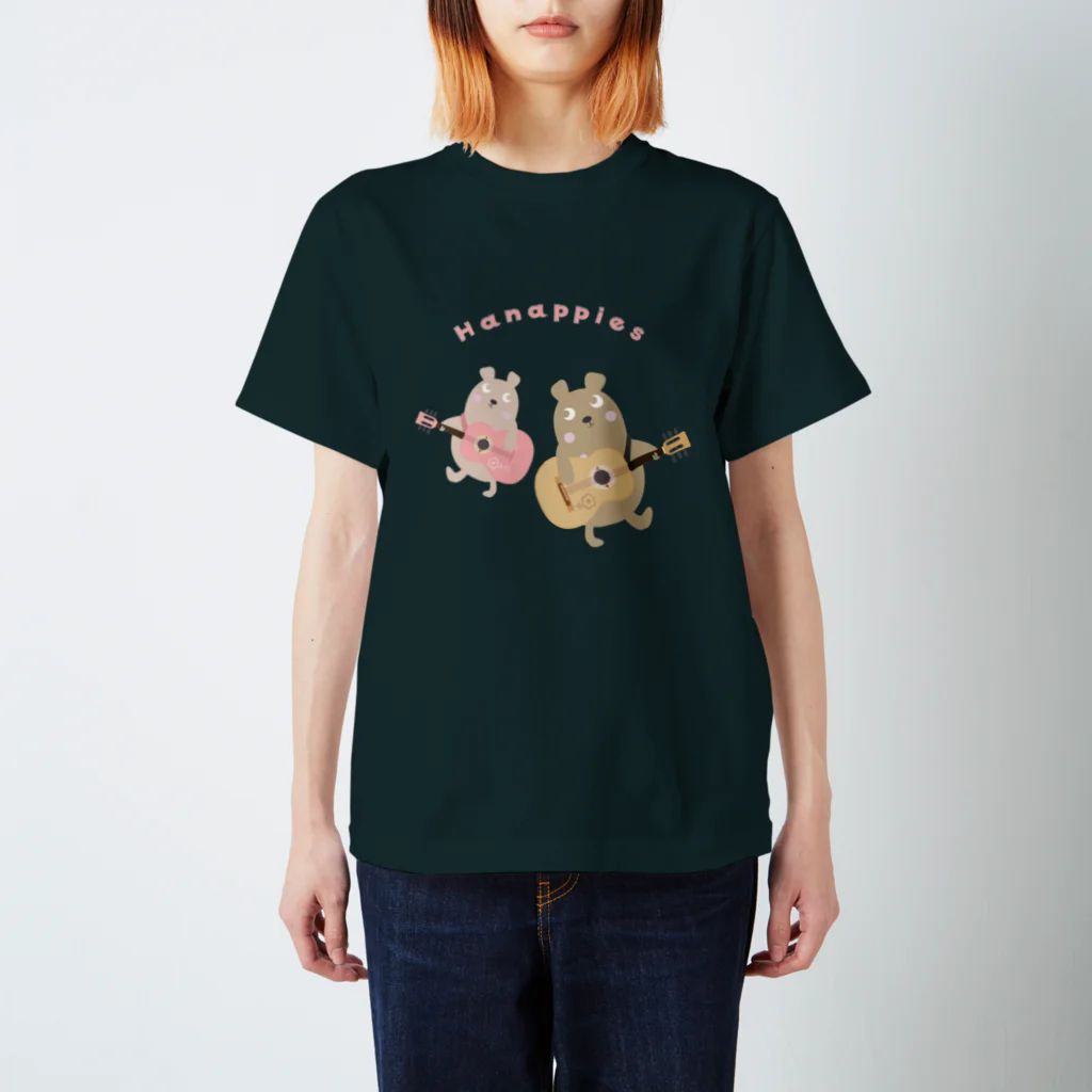 ayahana-storeの花っぴぃズ　ロゴ入り　 スタンダードTシャツ