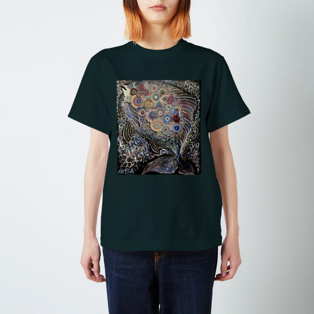 ARISAartの花魚 スタンダードTシャツ