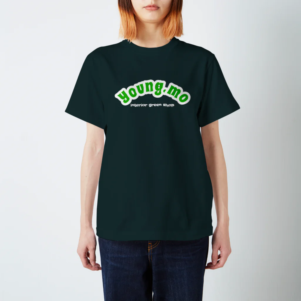 young.moのCOLLEGE LOGO BLACK スタンダードTシャツ