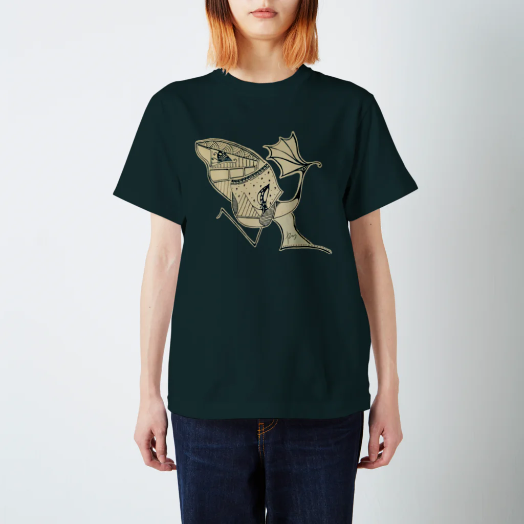 牧 やひろの躍鳥 Regular Fit T-Shirt