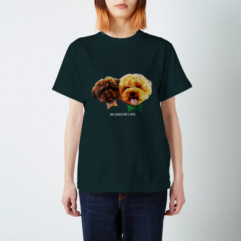  kuriko のNO DOGS,NO LIFE！ Regular Fit T-Shirt