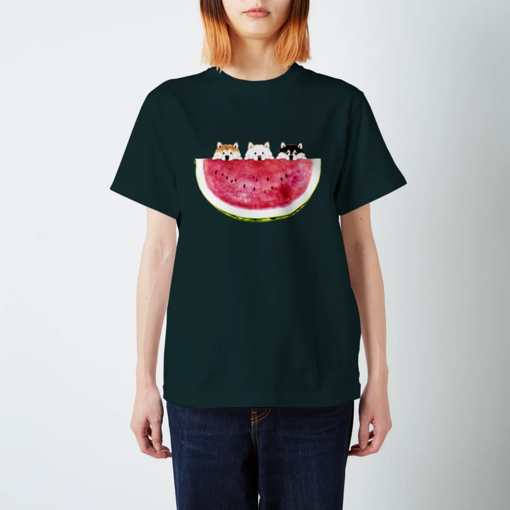 wankorosobaのスイカＴシャツ Regular Fit T-Shirt