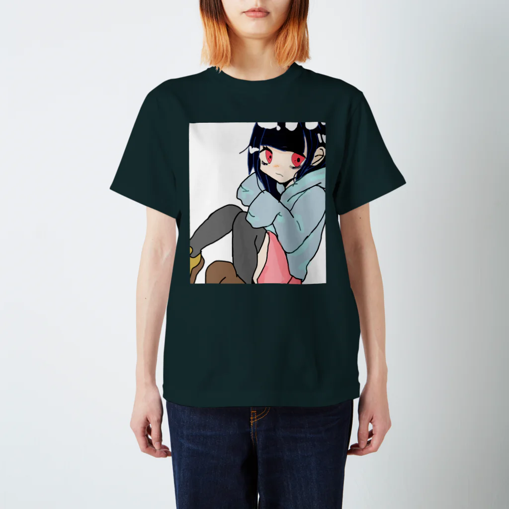 青リンゴのゆめかわいい女の子 スタンダードTシャツ