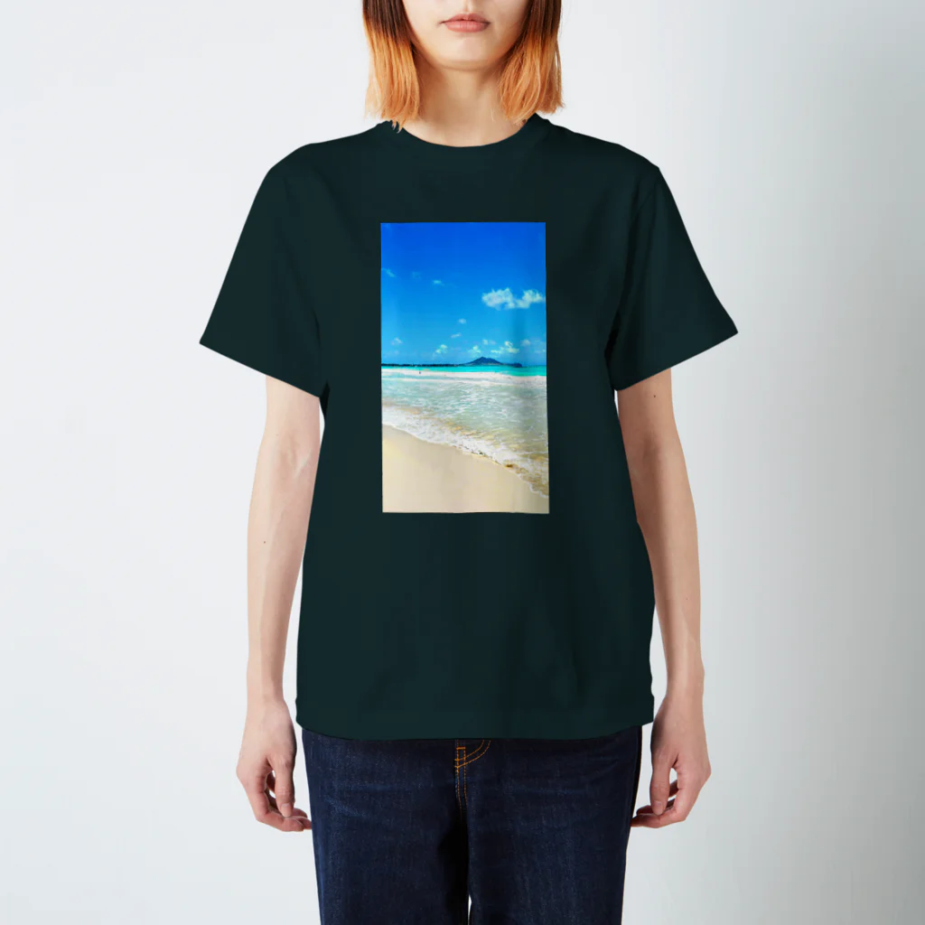 Hawaii Picturesの天国のビーチ🏖 Regular Fit T-Shirt