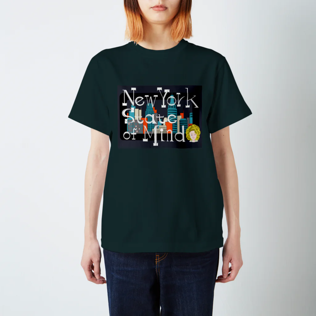 玉蟲色いろいろのNew York State of Mind  スタンダードTシャツ