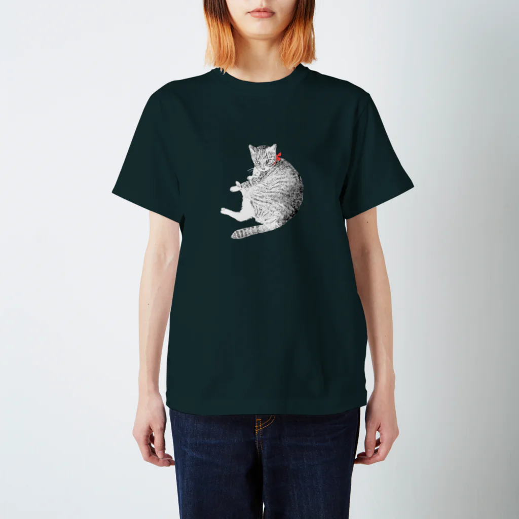 やぎのつのの実家の猫 - のえごろん - スタンダードTシャツ