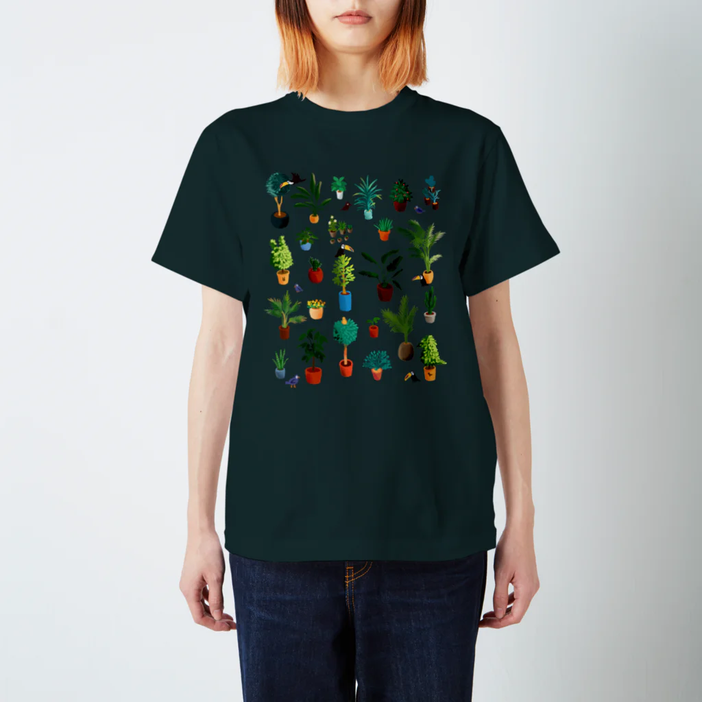 喫茶角砂糖の観葉植物 Regular Fit T-Shirt