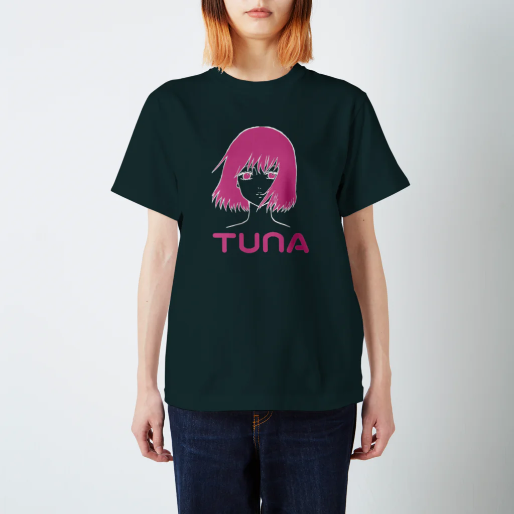 osushiのTUNAピンク スタンダードTシャツ