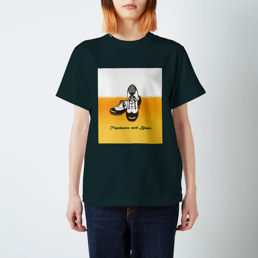 喫茶・シャム猫のTapdance&Beer スタンダードTシャツ