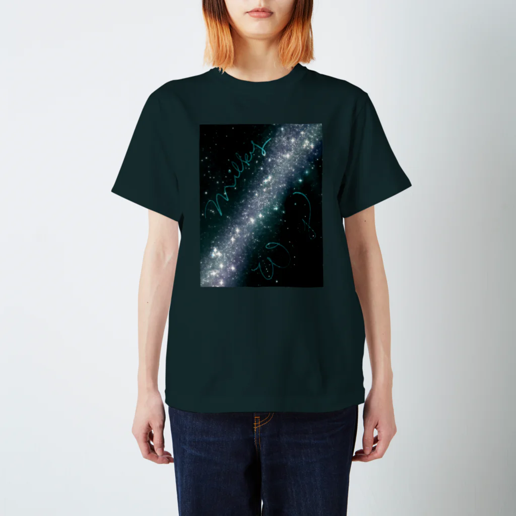 あさぎいろのMilkyWay Regular Fit T-Shirt