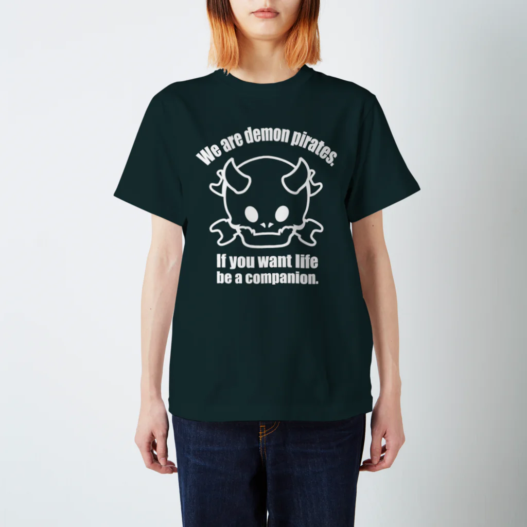 FUJIYAMA-PIAMARUのオニックガイコツ スタンダードTシャツ