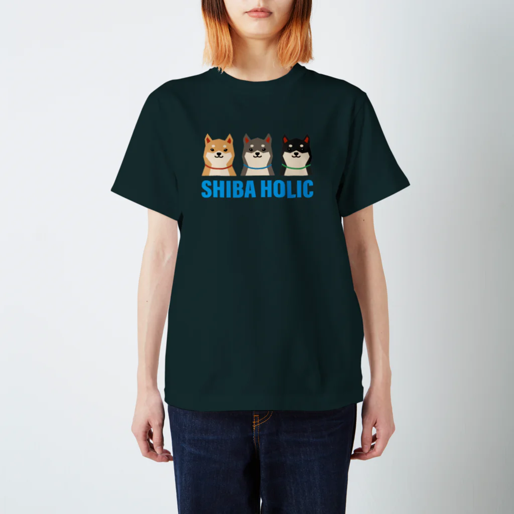 しばじるしデザインのSHIBA HOLIC（シバホリック-英） スタンダードTシャツ