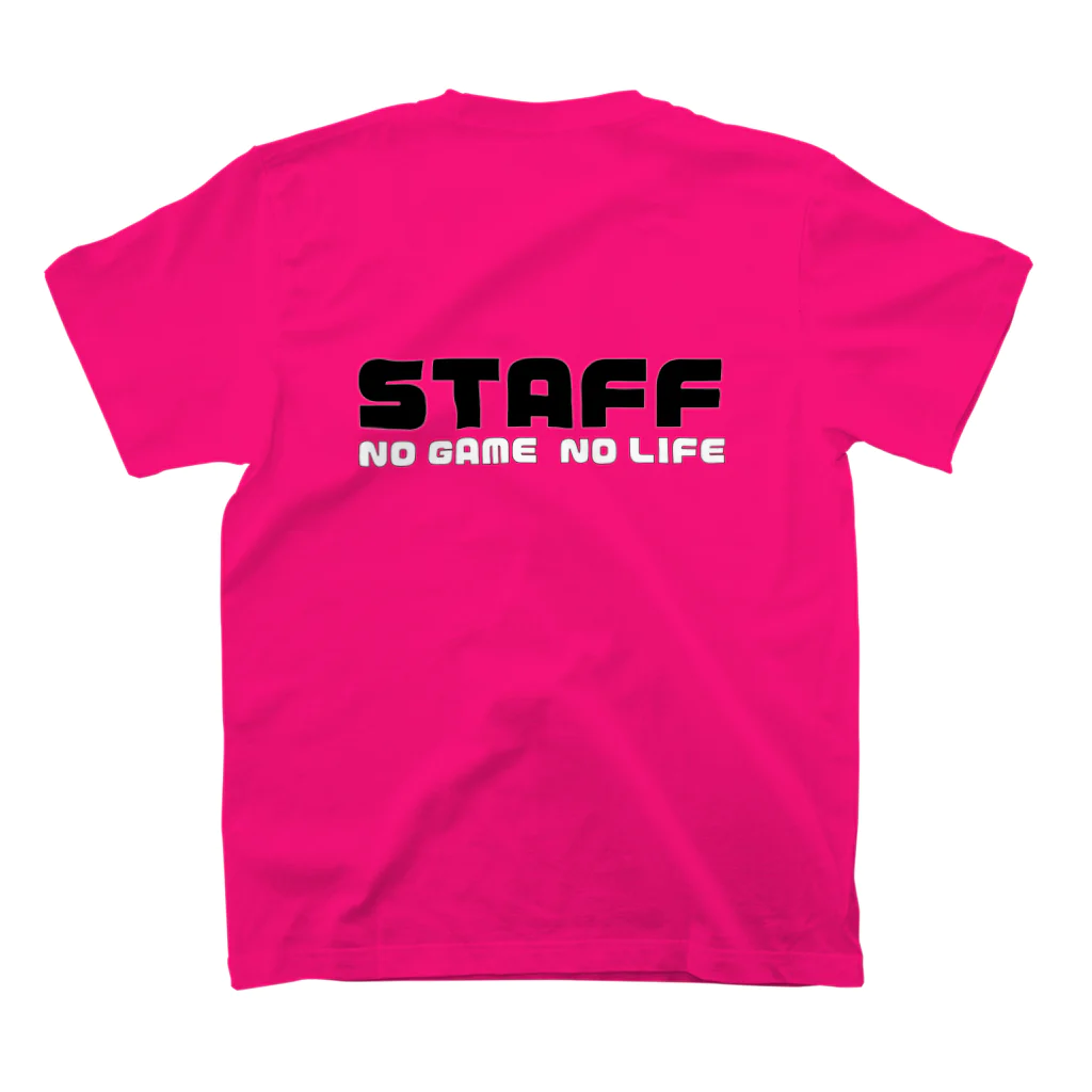 Starmine storeの【e_Starmine】STAFF NO GAME NO LIFE monochrome スタンダードTシャツの裏面