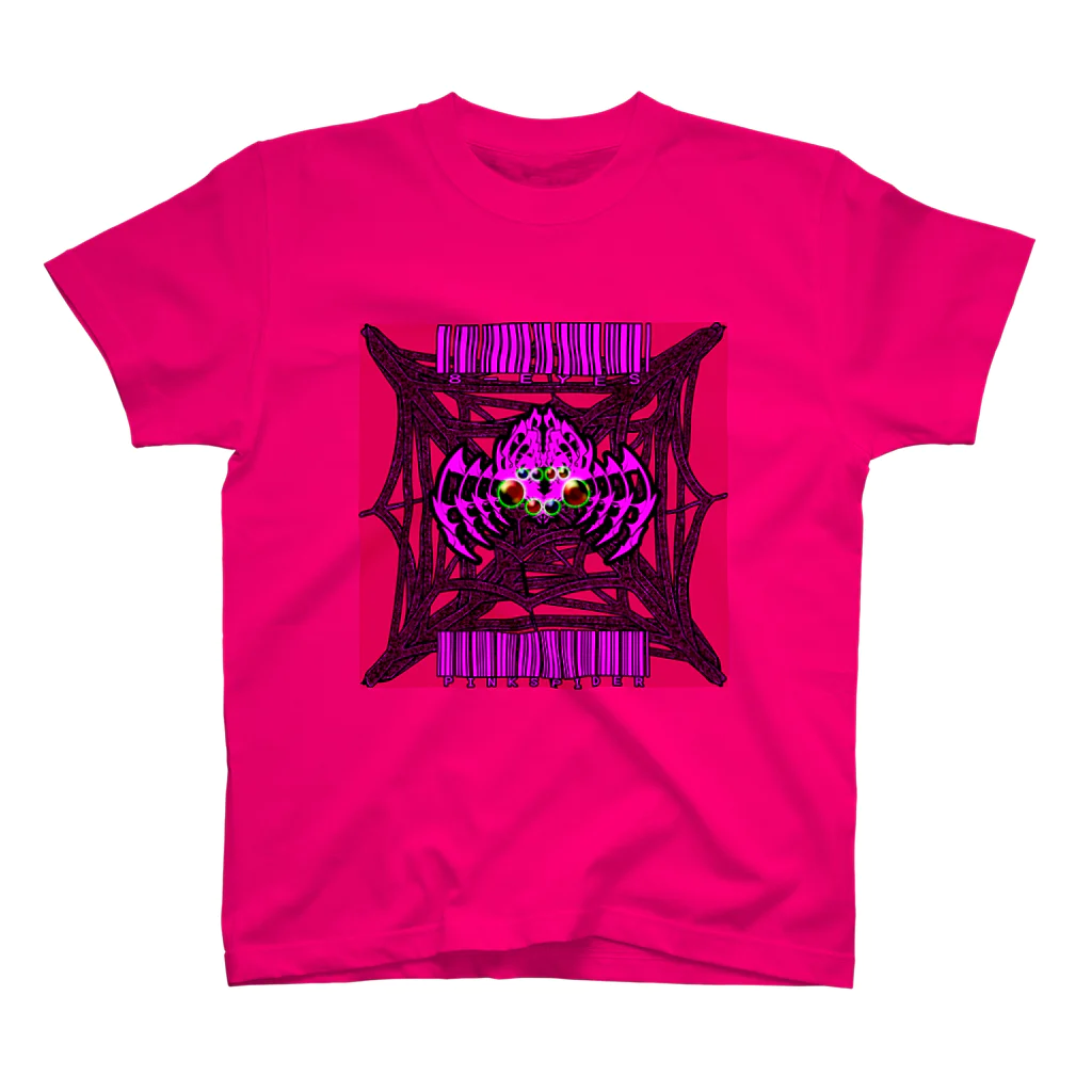 Ａ’ｚｗｏｒｋＳの8-EYES PINKSPIDER Regular Fit T-Shirt