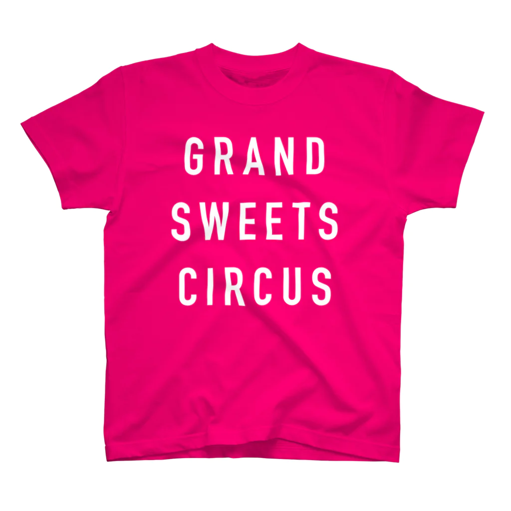 GRAND SWEETS CIRCUSの【GSCテキストロゴ】 スタンダードTシャツ