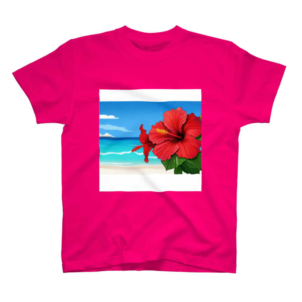 kaiminsapoのハイビスカス　リゾート　🌺　🏝️ Regular Fit T-Shirt