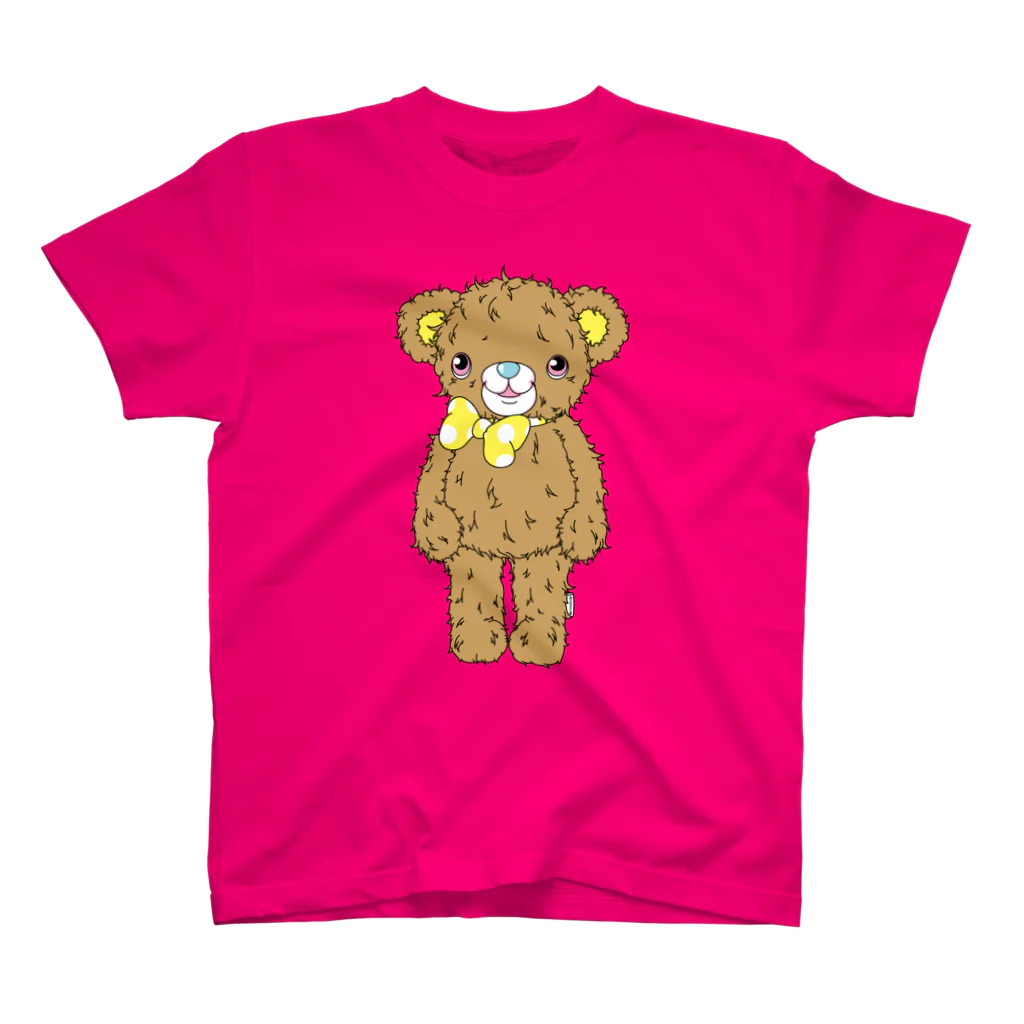 Cɐkeccooのクマのブラウン(うさぎのラビのお友達) スタンダードTシャツ