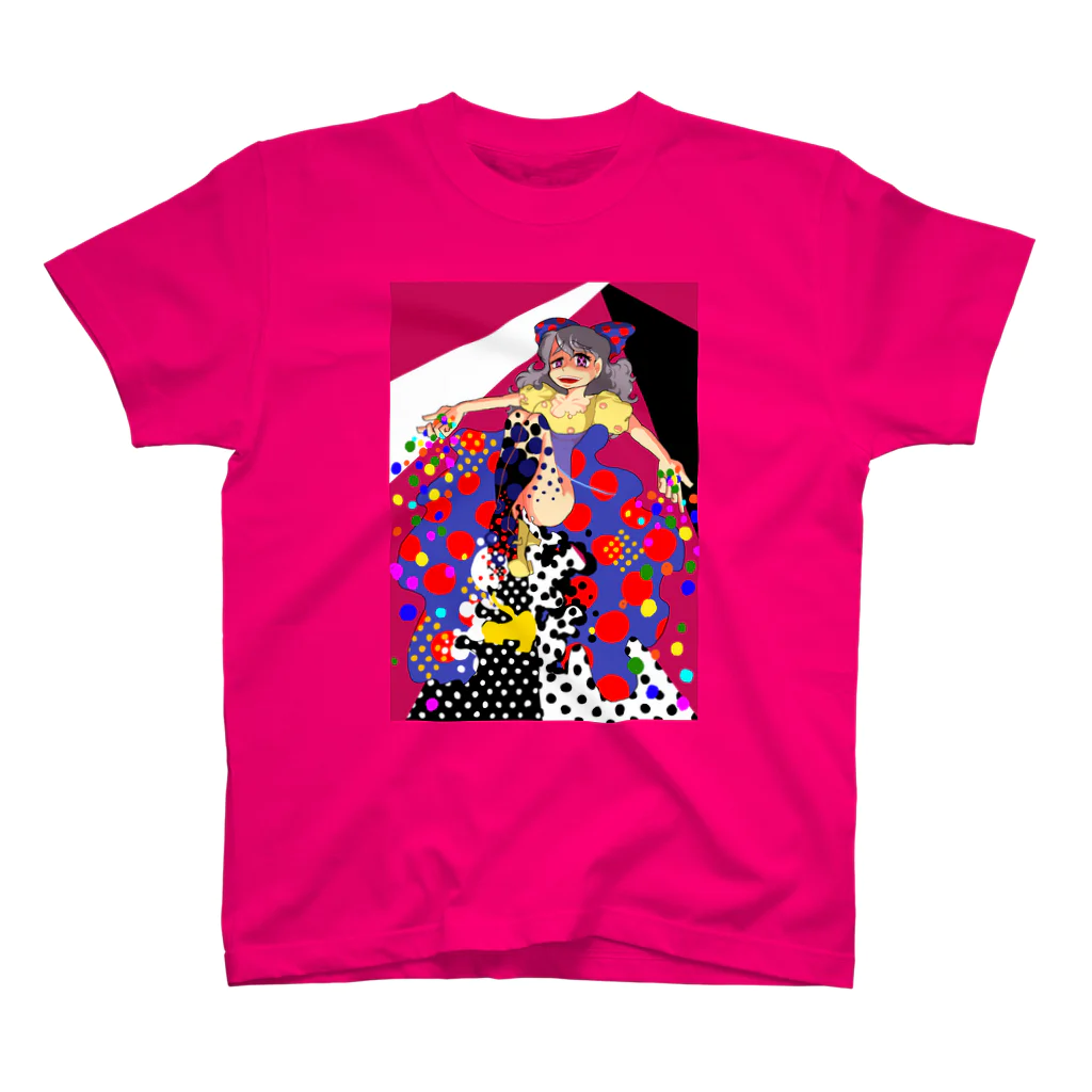 ひよどりのCrazy dot dot dot スタンダードTシャツ