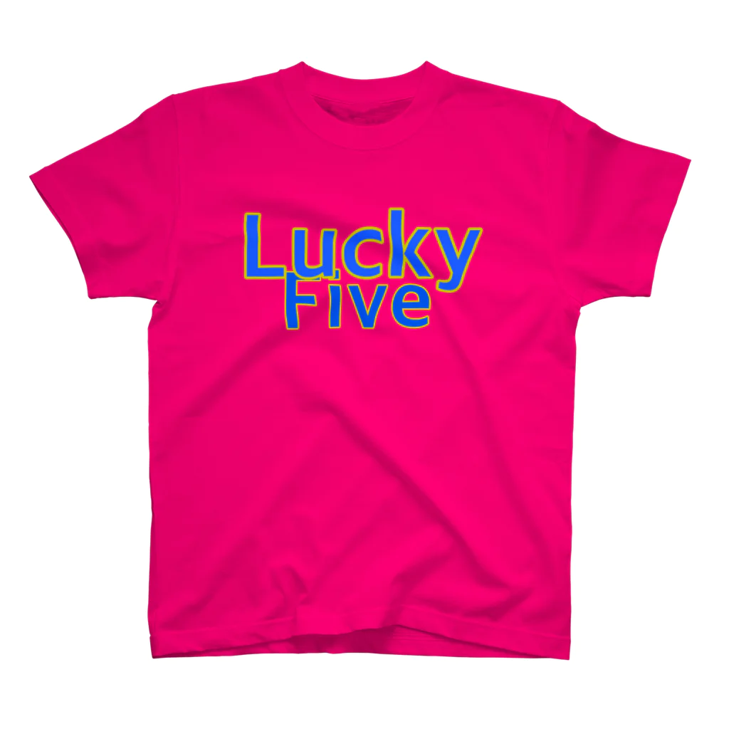 P WORLDのlucky five スタンダードTシャツ