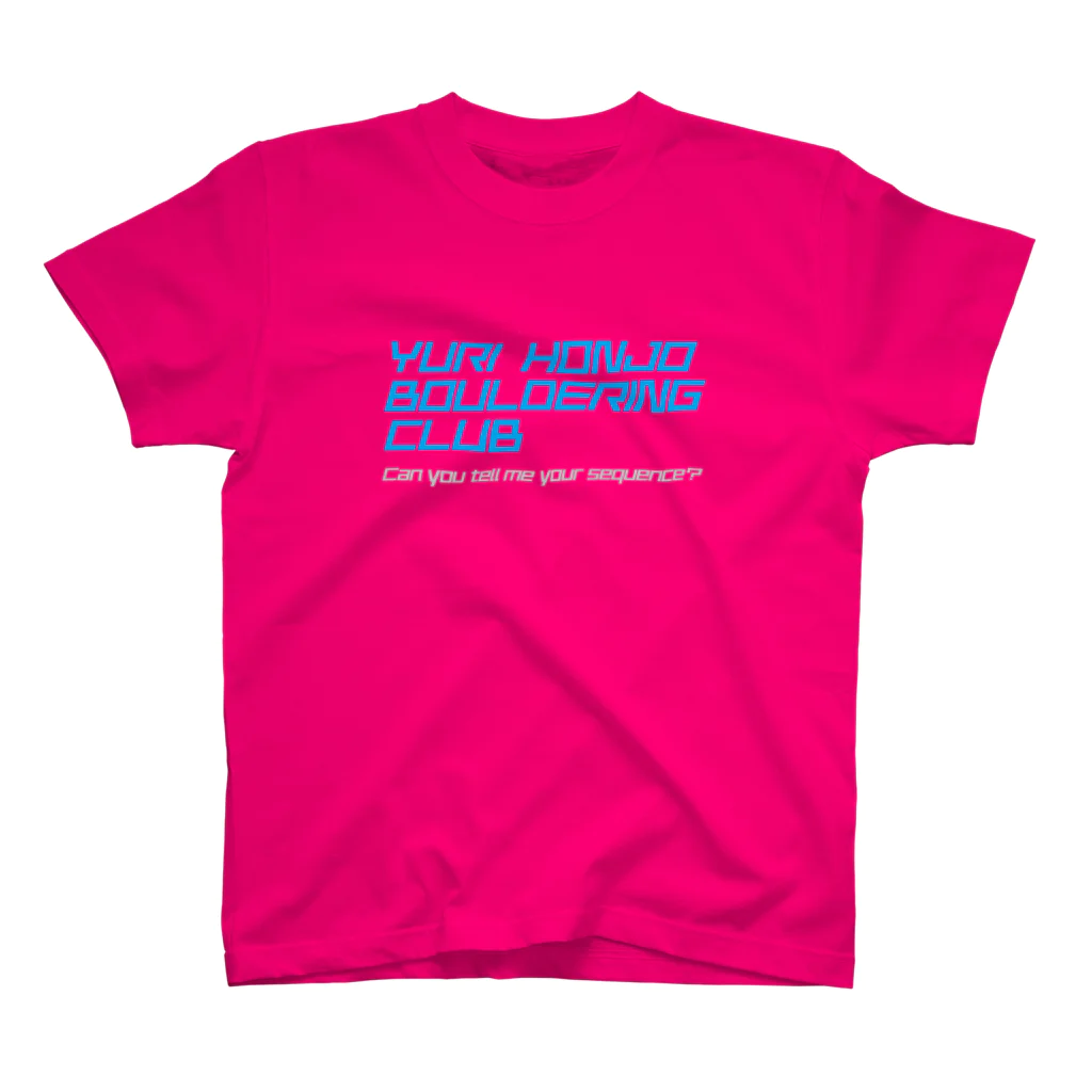 YHBC(由利本荘ボルダリングクラブ)のYHBC フルプリントTee(トロピカルピンク) Regular Fit T-Shirt