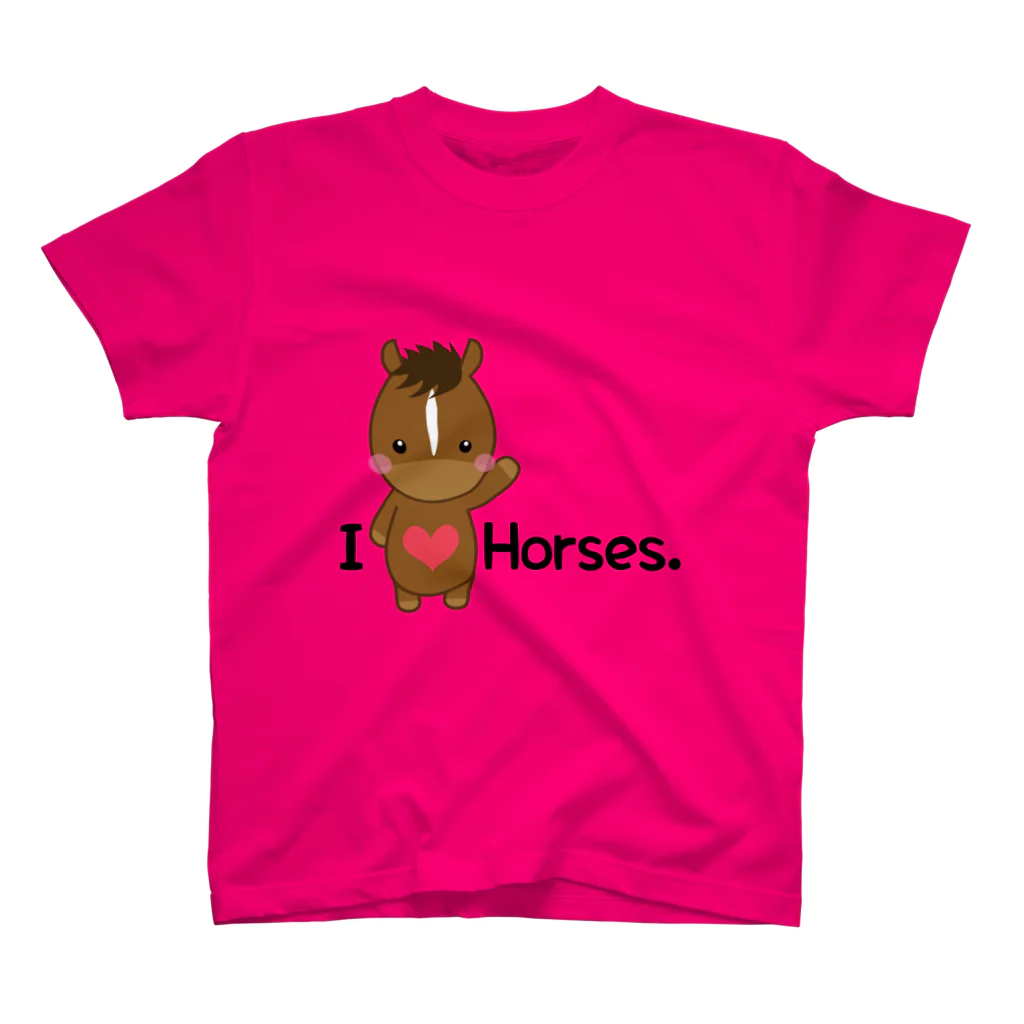 au♡lio アウリオのI love horse. スタンダードTシャツ