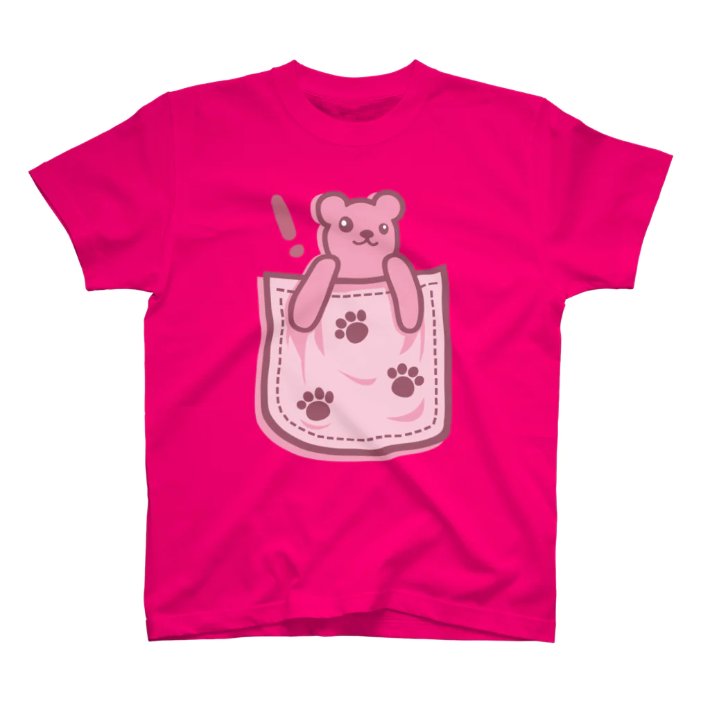 AURA_HYSTERICAのBear_in_the_Pocket スタンダードTシャツ