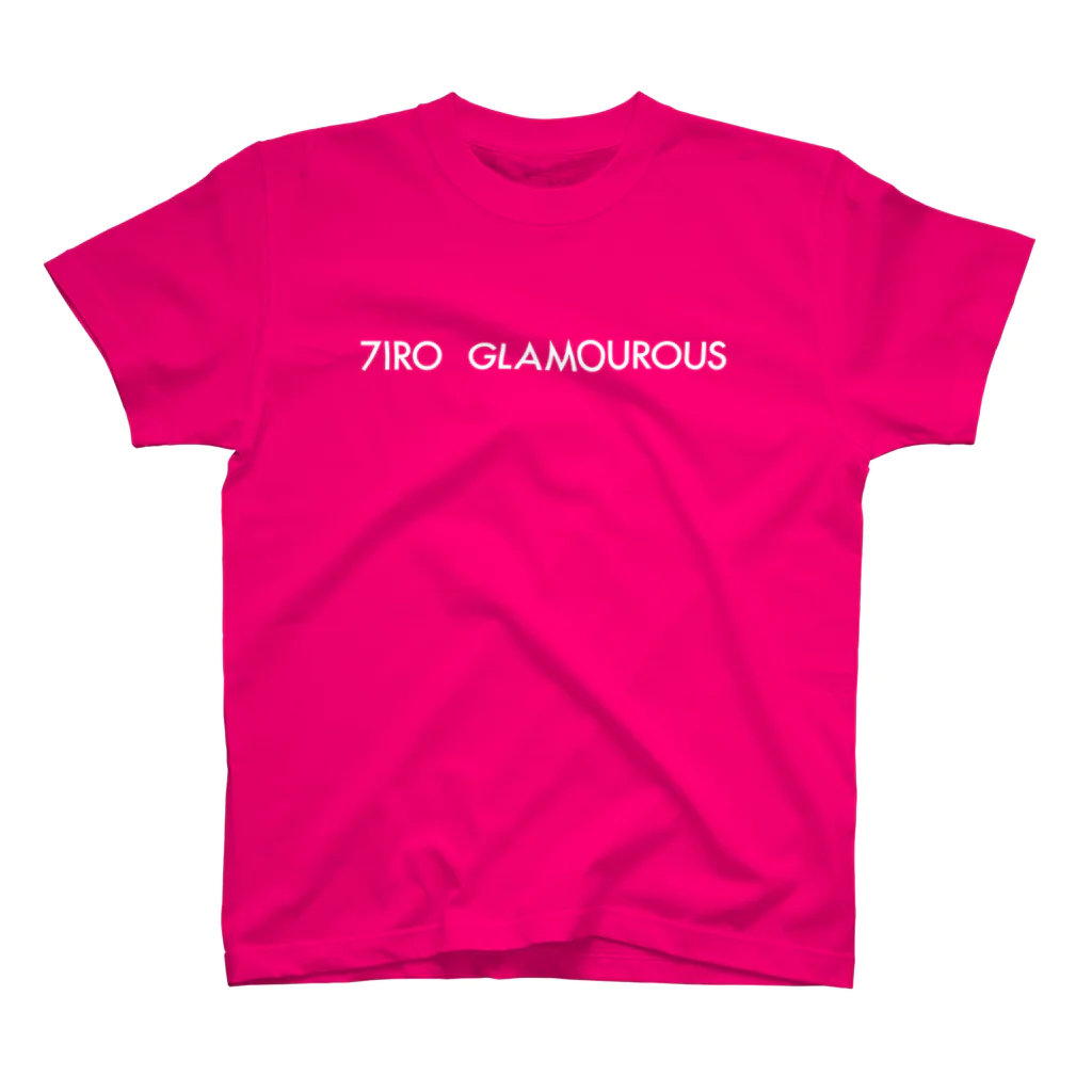 7IRO GLAMOUROUSの※ノエルなし白文字 7IRO GLAMOUROUSシンプルロゴ  スタンダードTシャツ