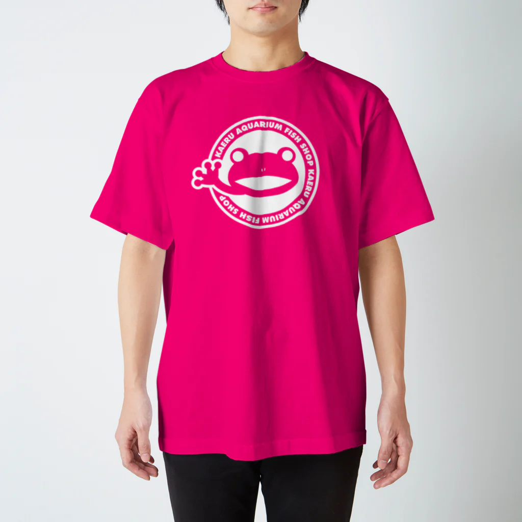ゴッド神TVちゃんねるSHOPのかえる観賞魚店　白抜き丸ロゴ Regular Fit T-Shirt