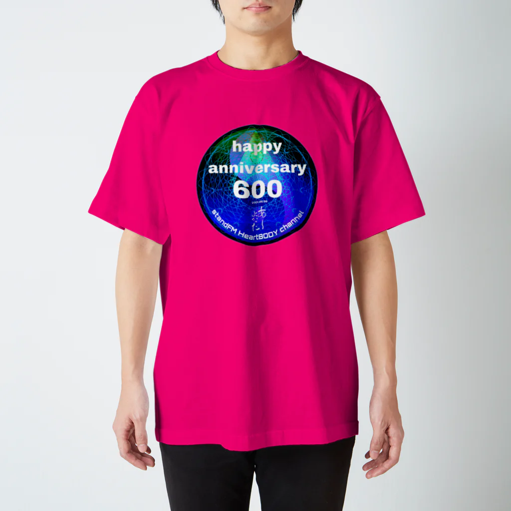 💖宇宙整体♪🌈♪こころからだチャンネル♪💖のhappy anniversary VOL600 standFM HeartBODY channel Regular Fit T-Shirt