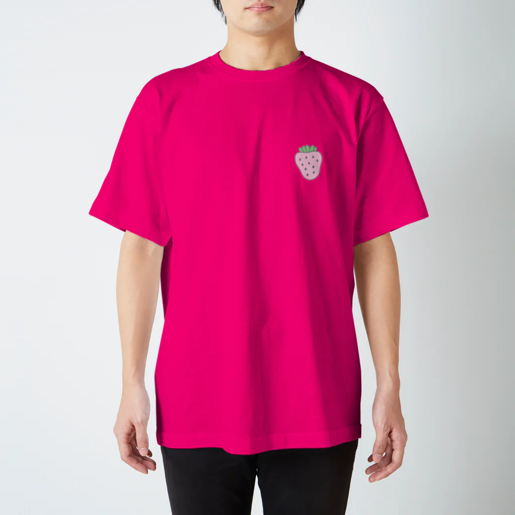 curiouslipsのいちご　ワンポイント Regular Fit T-Shirt