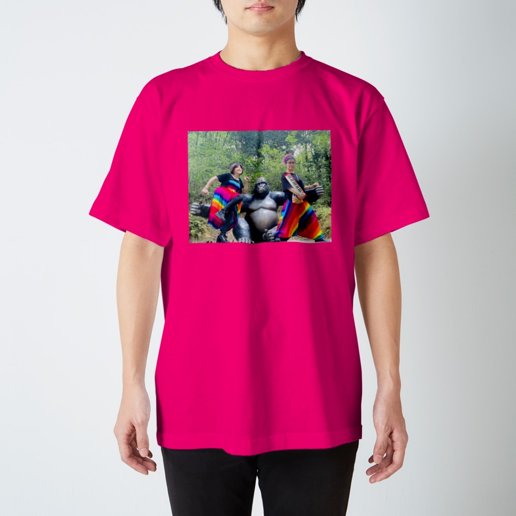 上野座ずんず公式グッズ スタンダードTシャツ トロピカルピンク