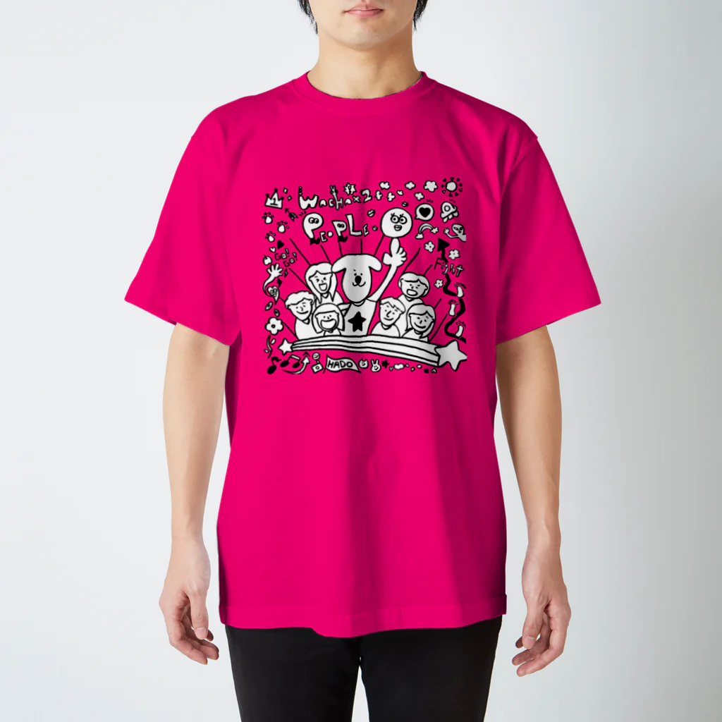 D@アプリ開発のわちゃわちゃグッズ_vol.1 透明下地 Regular Fit T-Shirt