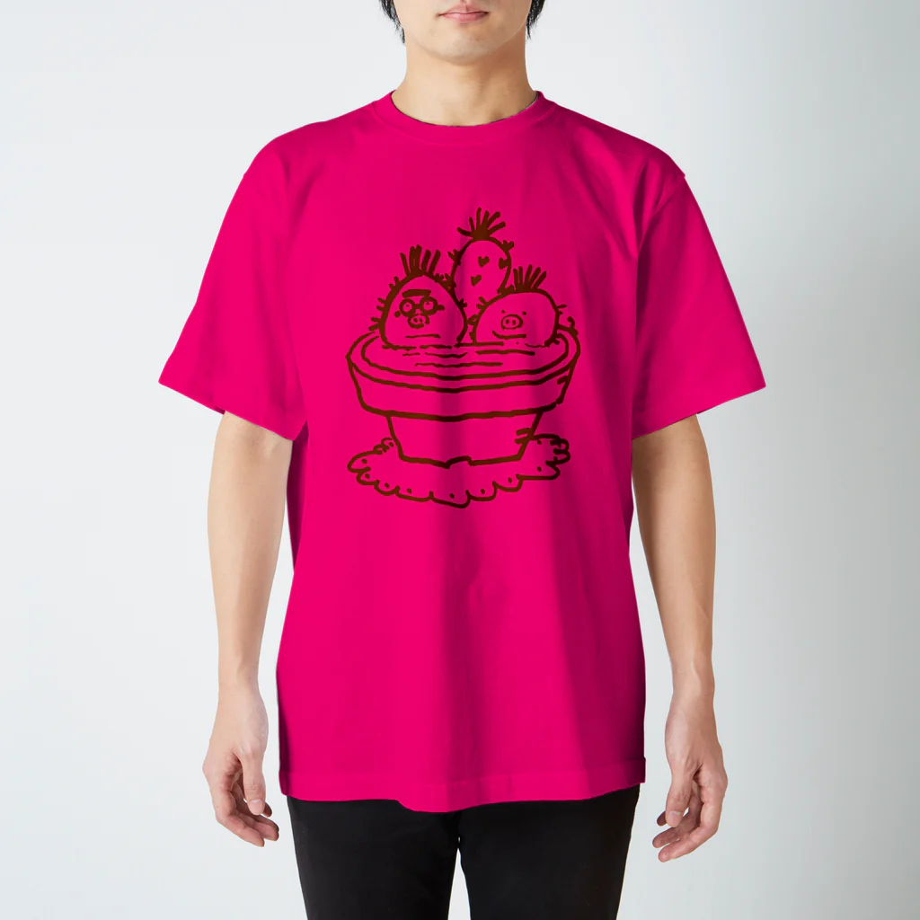 ピポン（がなはようこ/辻岡ピギー）のピポンイラスト-08 Regular Fit T-Shirt