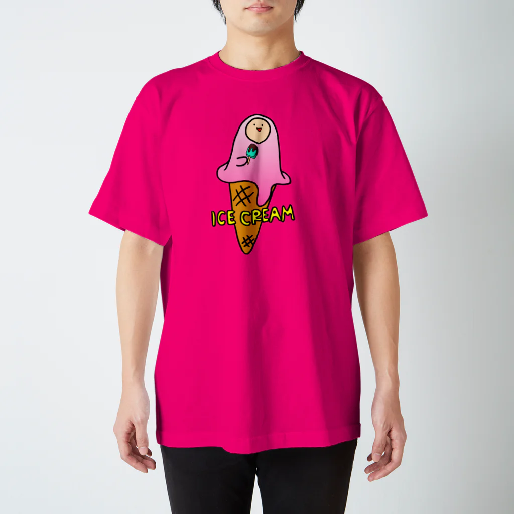 フトンナメクジのアイスクリーム - ICE CREAM スタンダードTシャツ