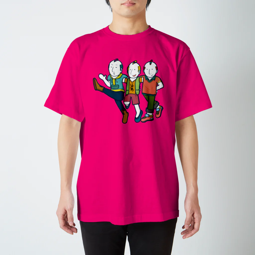 Oedo CollectionのLine Dance／濃色Tシャツ Regular Fit T-Shirt