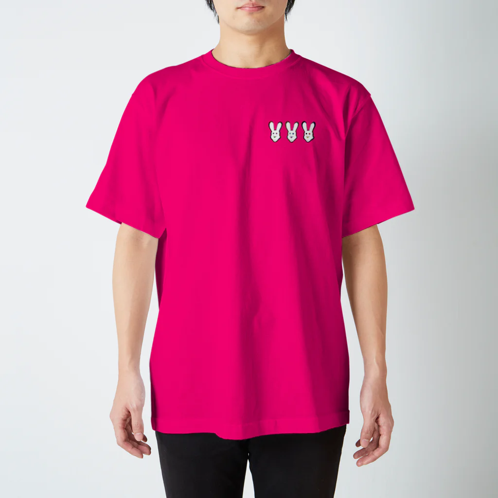 yyooosのサイケデリックバニー スタンダードTシャツ