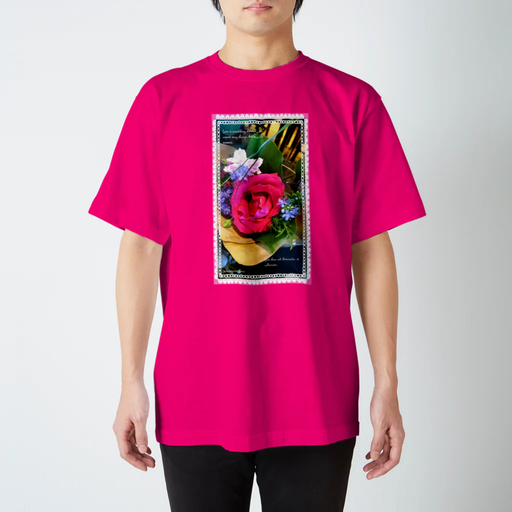 nonococoro-love2のrose スタンダードTシャツ