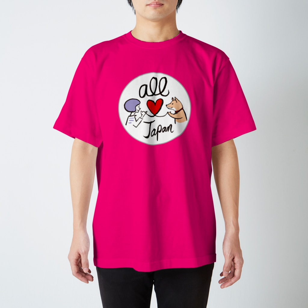 ひなげし商店のオール日本／柴犬プチ Regular Fit T-Shirt