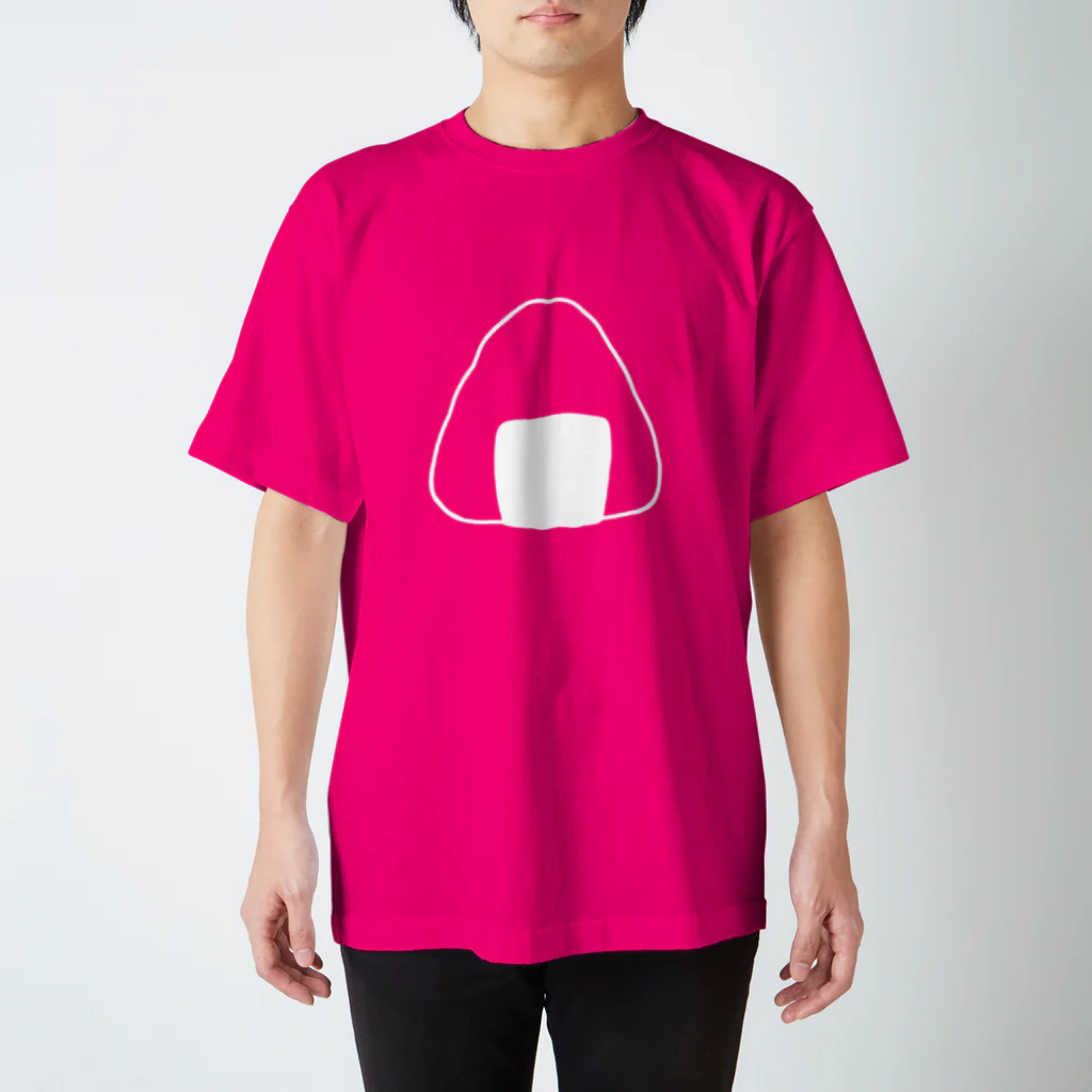 旻天堂(旧 ゆうれい星)のおにぎり(白) スタンダードTシャツ