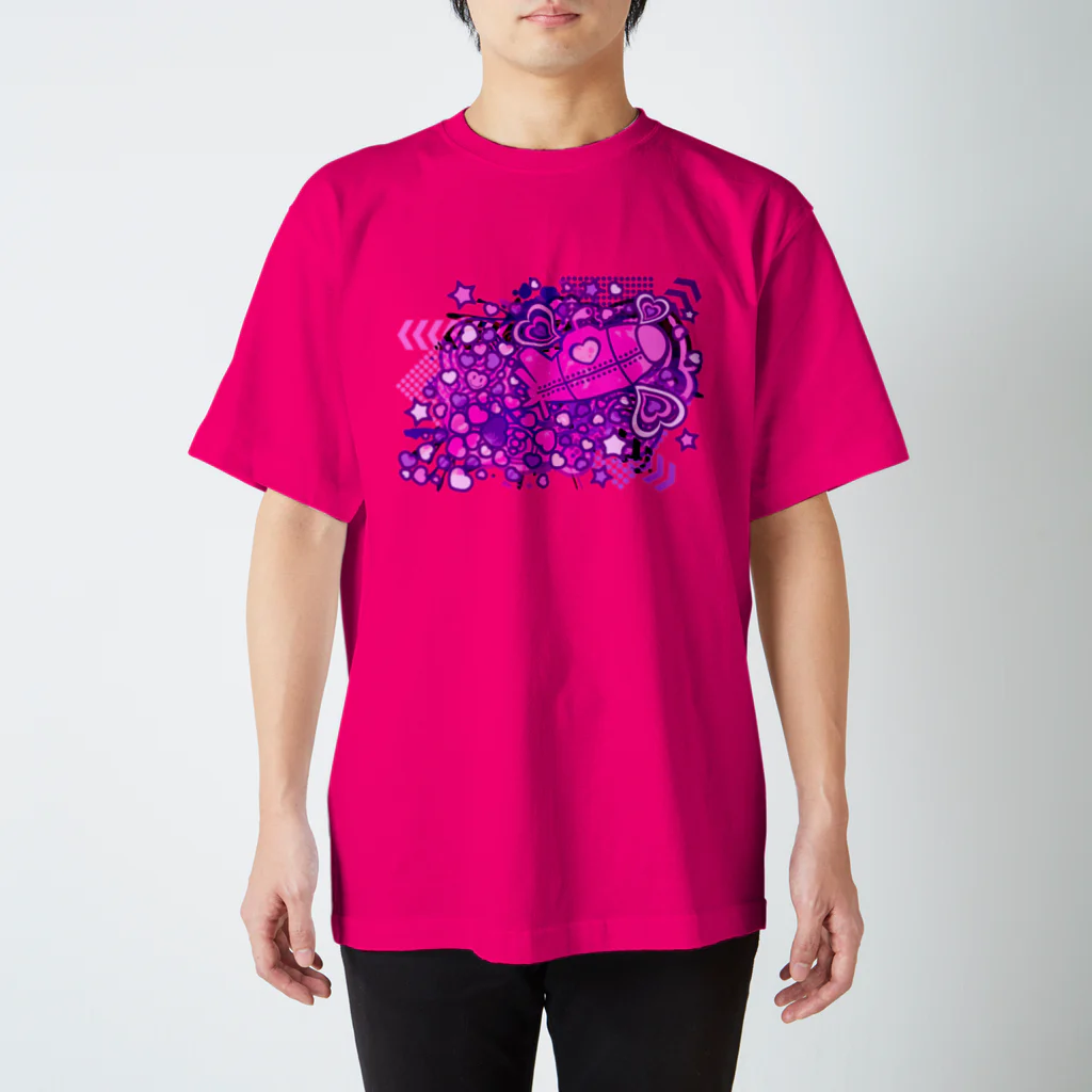 AURA_HYSTERICAのRomance_On_A_Submarine スタンダードTシャツ