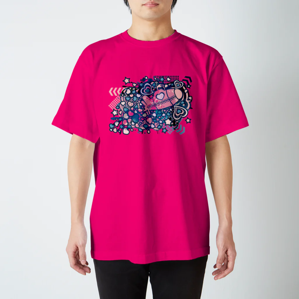 AURA_HYSTERICAのRomance_On_A_Submarine スタンダードTシャツ