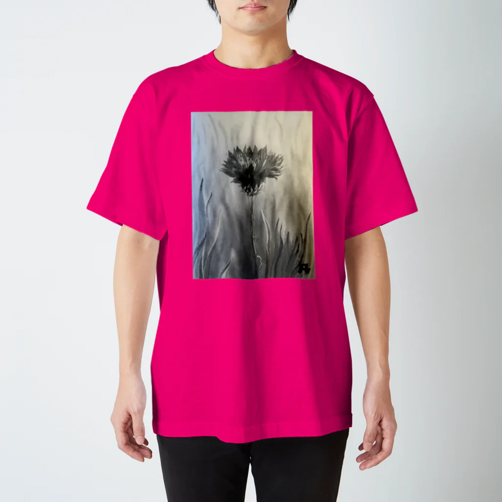 Yoshiko Chidaの凡子モノ  ヤグルマギク Regular Fit T-Shirt