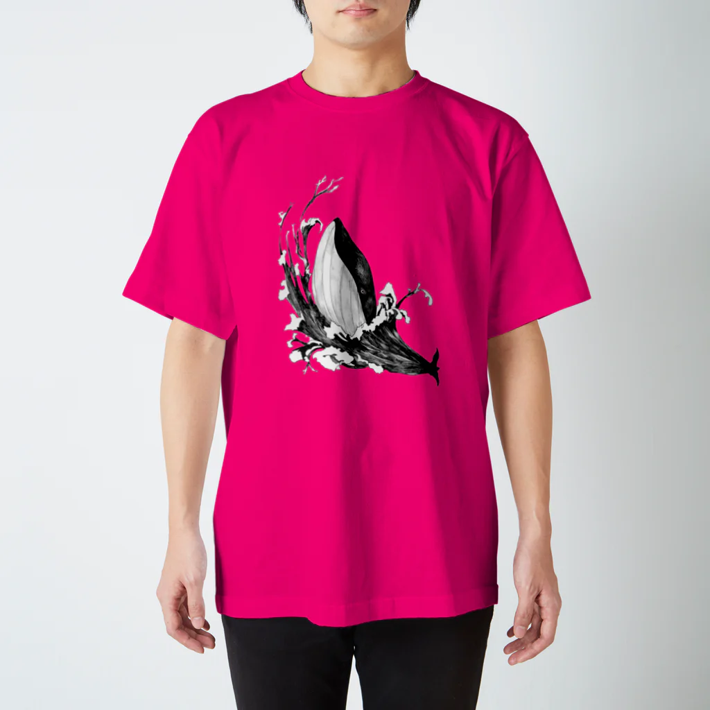 SHOP:MOWARNのペン画：クジラ Regular Fit T-Shirt
