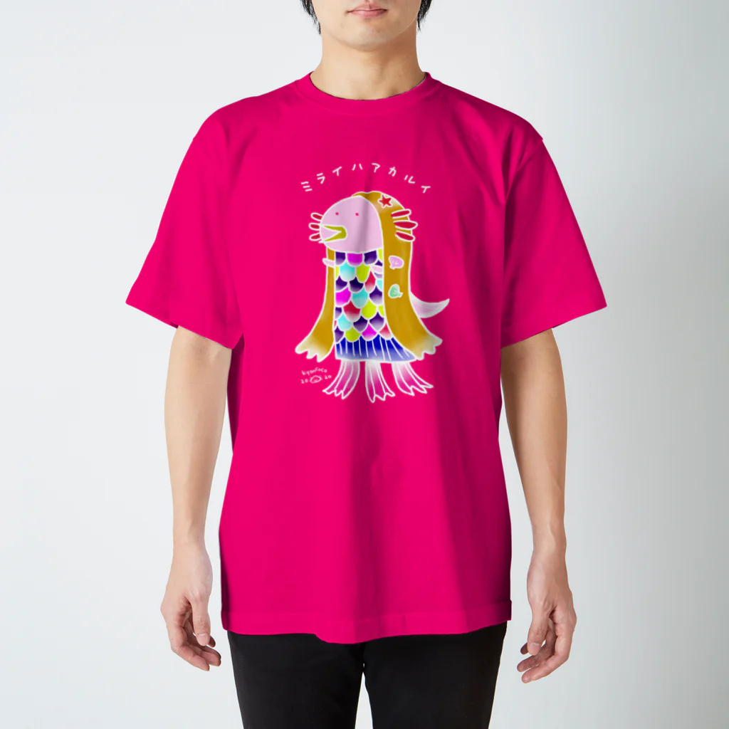 きょんここSHOPの【両面】うぱあまびえTシャツ（白線）ver.2 スタンダードTシャツ