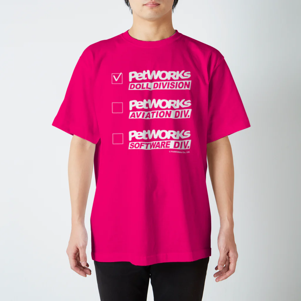 PetWORKs SUZURI ShopのPetWORKs LOGO DOLL Div. スタンダードTシャツ