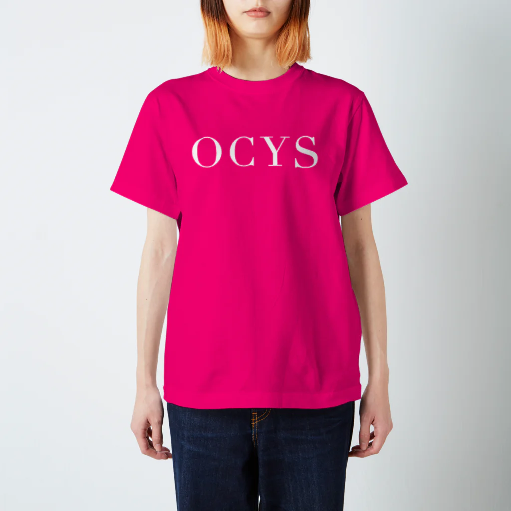OCHAS!のOCYSホワイトロゴ スタンダードTシャツ